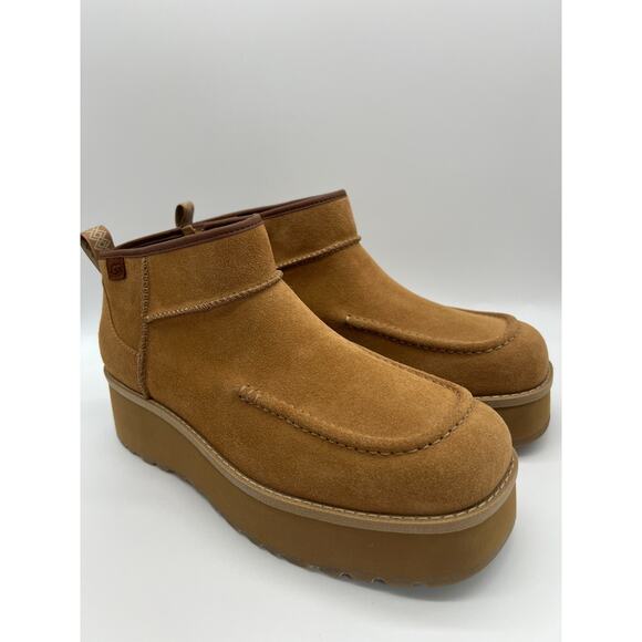 UGG Cityfunc Ultra Mini Boot Chestnut 1158193-CHE Women's Size 12 New - Picture 12 of 16